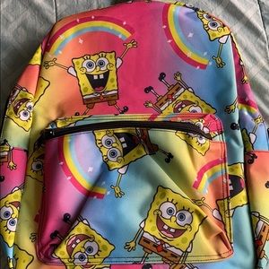 Brand new Spongebob backpack with laptop pocket